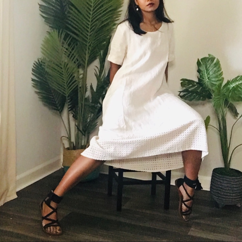 100% new Linen dress medium